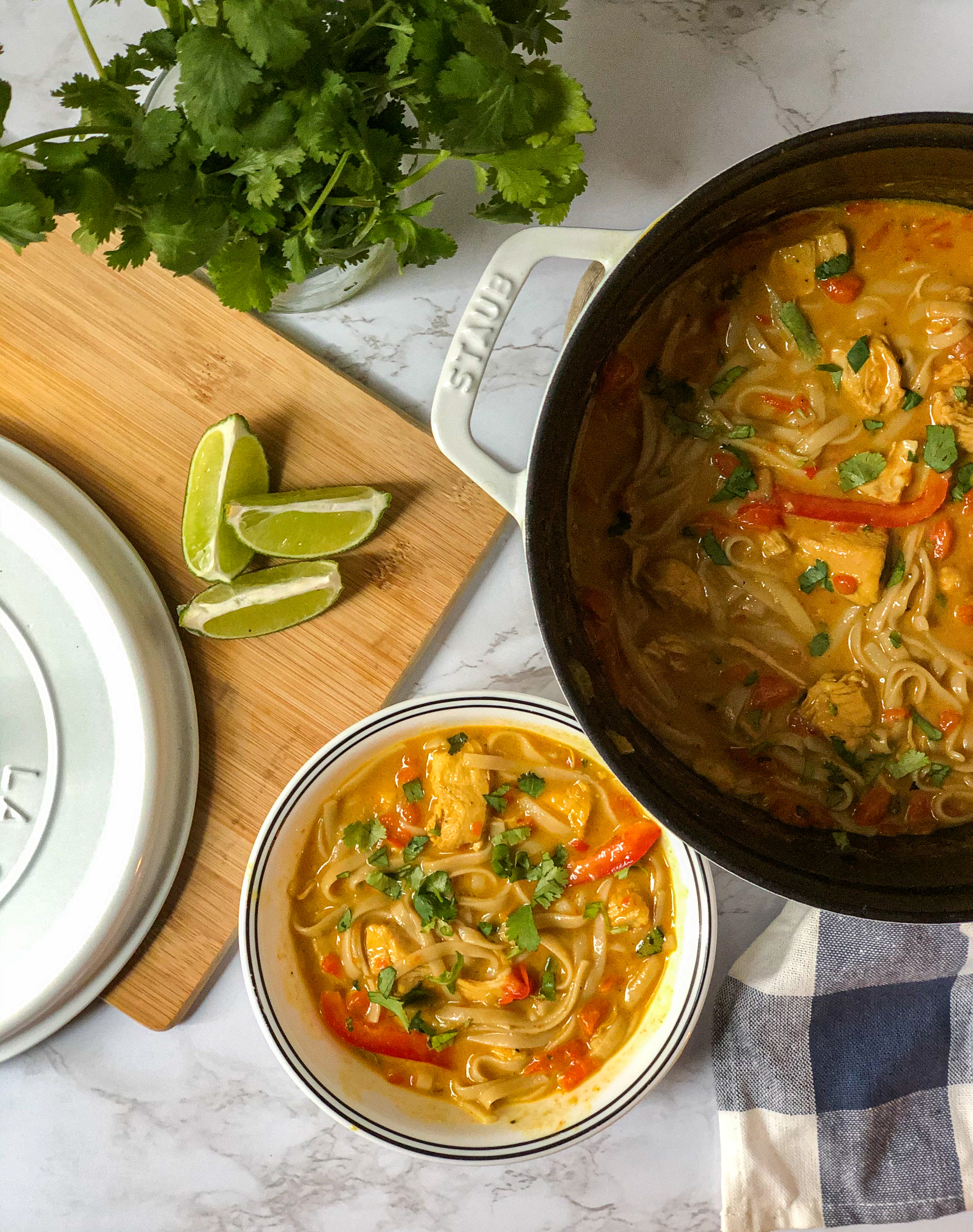 Thai Style Chicken Noodle Soup